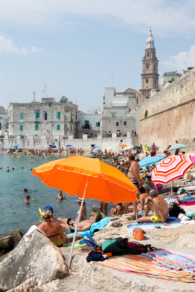 Monopoli on the Rocks - Carla Coulson Limited Edition Fine Art Print, travel photography, Italy, beaches, beach photography