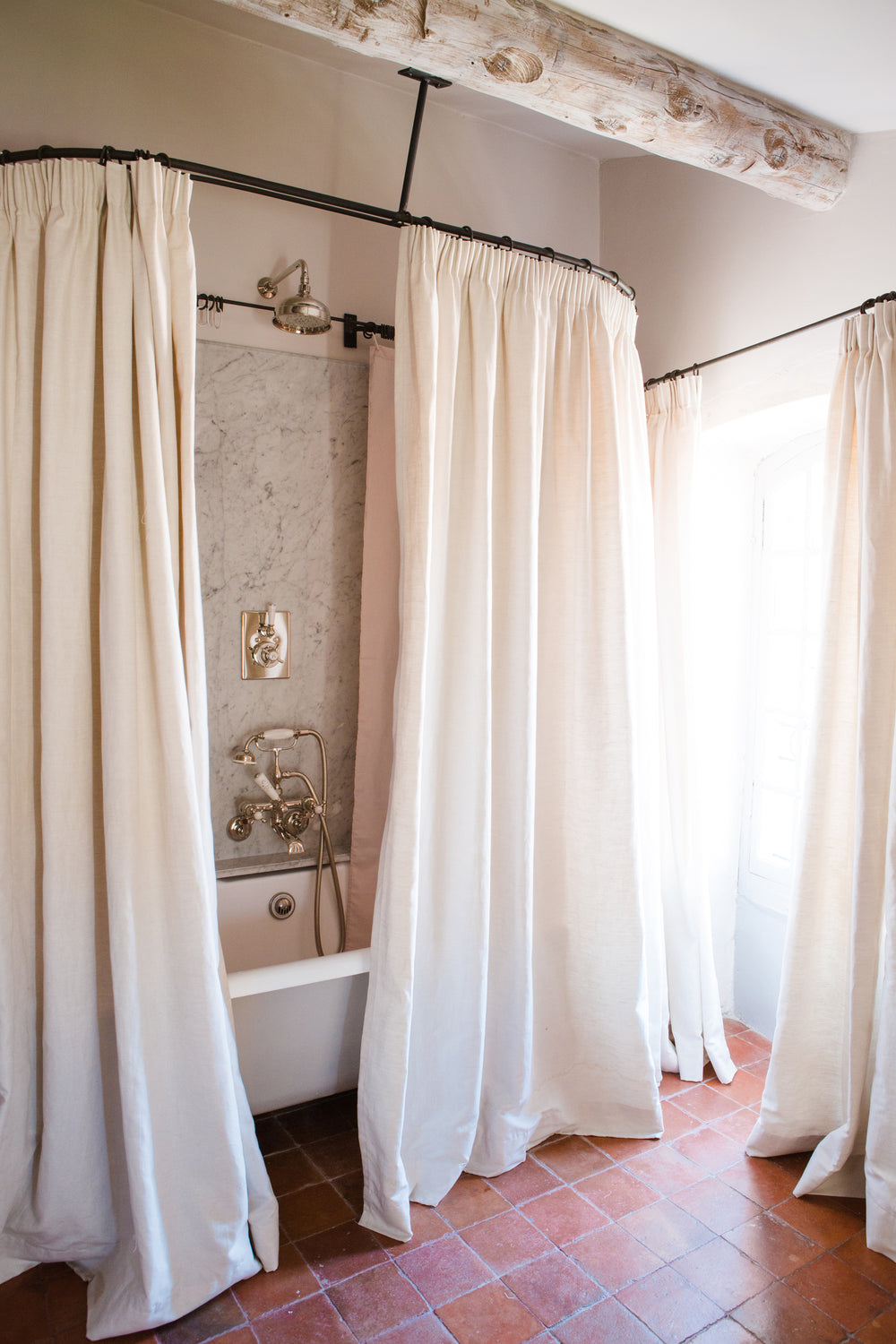 Luxury hotel bedroom, editorial interior photography by Carla Coulson