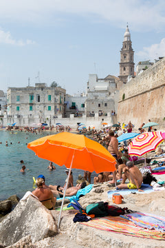 Monopoli on the Rocks - Carla Coulson Limited Edition Fine Art Print, travel photography, Italy, beaches, beach photography