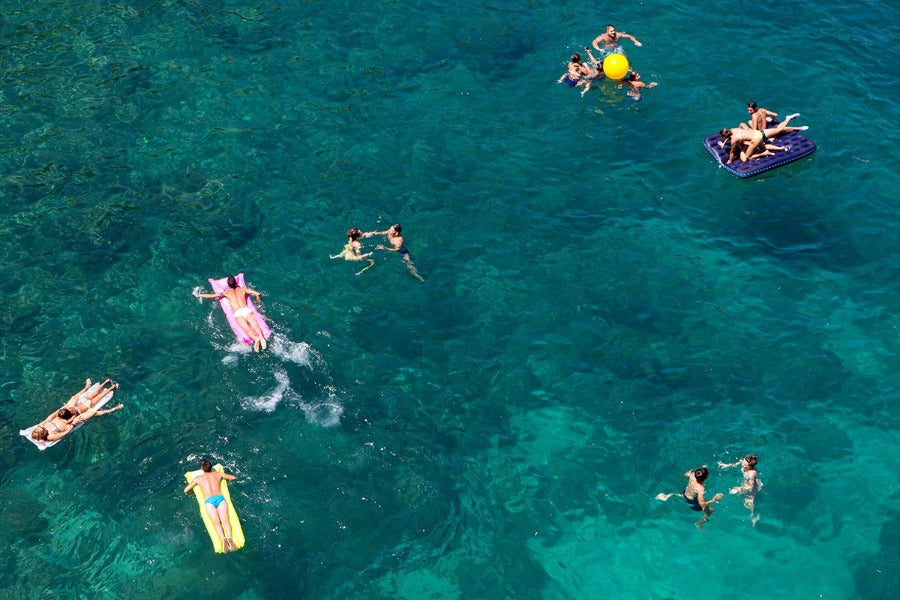 Floating Polignano A Mare - Carla Coulson Limited Edition Fine Art Print, travel photography, Italy, beaches, beach photography